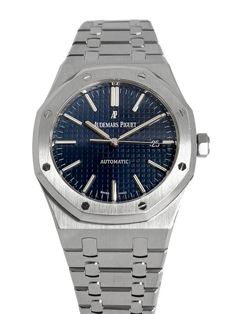 audemars piguet royal oak 15400st.oo.1220st.03 blue dial automatic mens watch|Audemars Piguet royal oak collection.